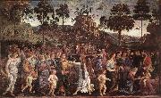 PERUGINO, Pietro Moses's Journey into Egypt a oil painting